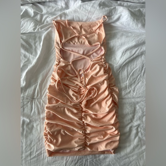 Lucy in the Sky Pink Mini Bodycon Dress - Picture 4 of 6